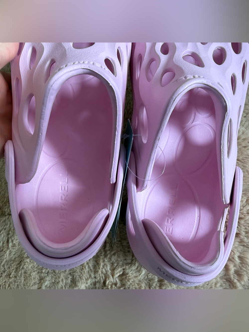 Merrell Hydro Moc Pink Marshmallow Water Shoes - 8/38 - Picture 5 of 7